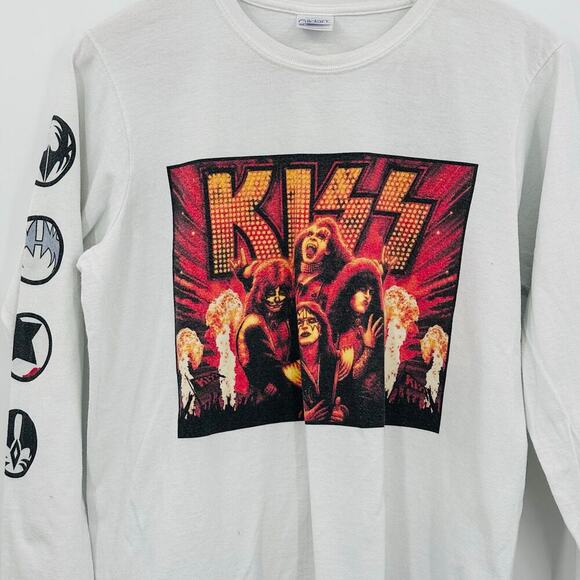KISS Alive 35 2009 Tour Long Sleeve Concert Tshirt Adult Unisex Medium White - Picture 7 of 7